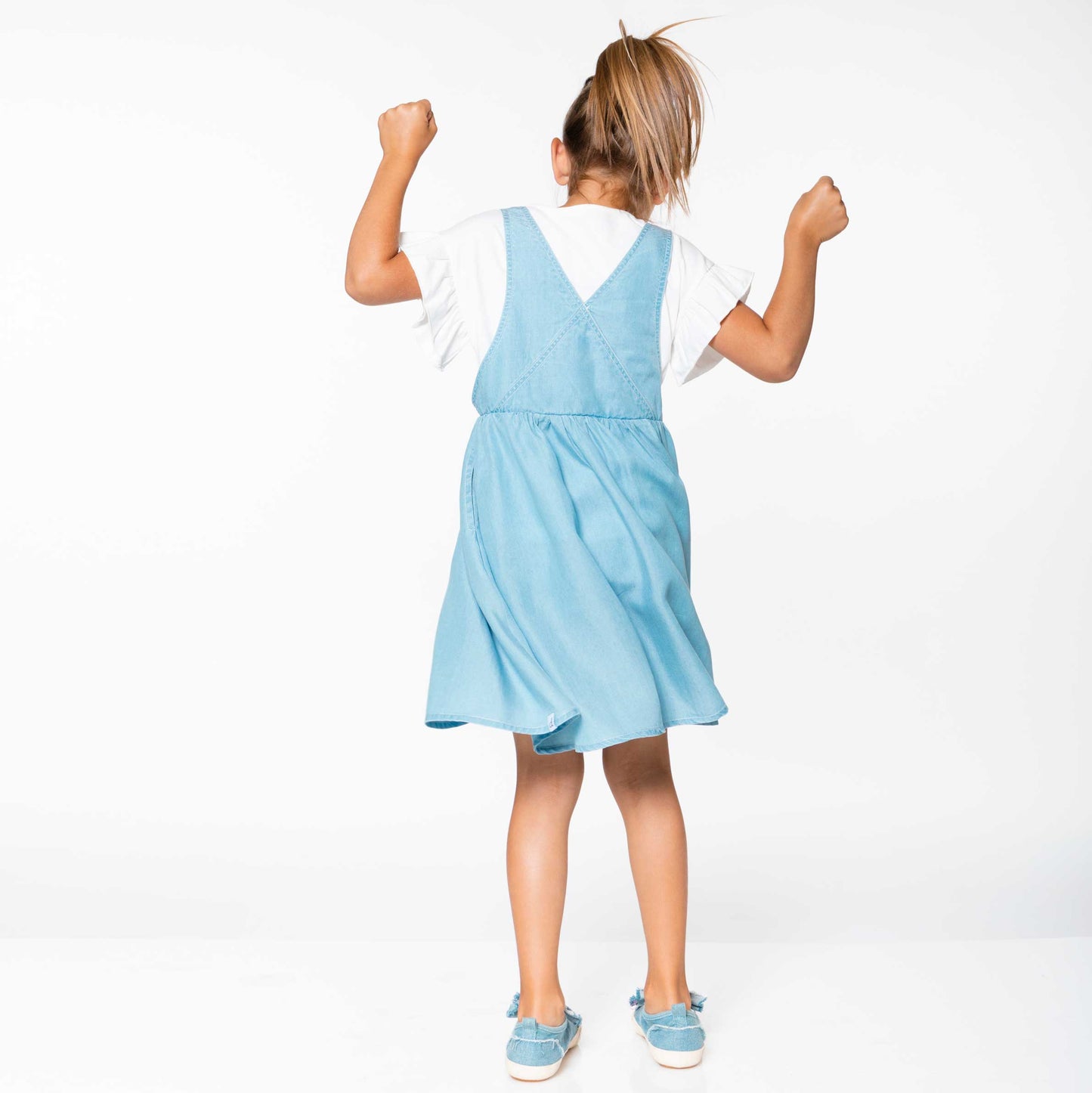Overall Dress With Pocket