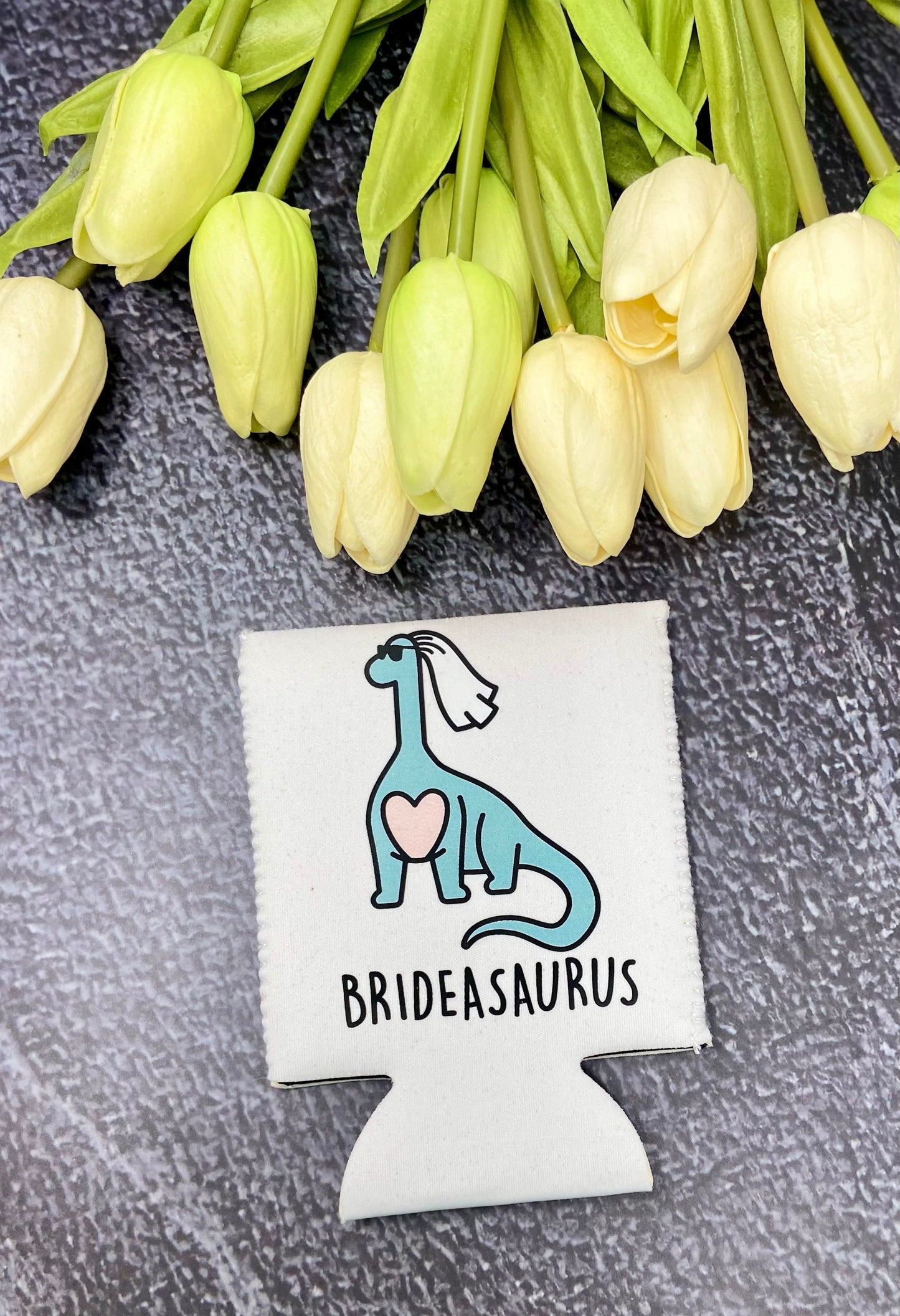 A-Roar-Able Dinosaur 🦕 Brideasaurus Can Coolers
