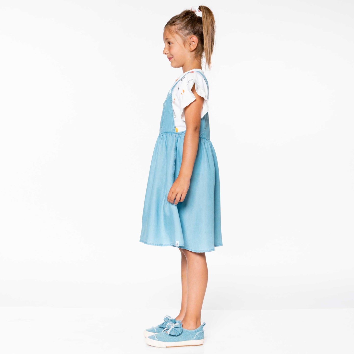 Overall Dress With Pocket