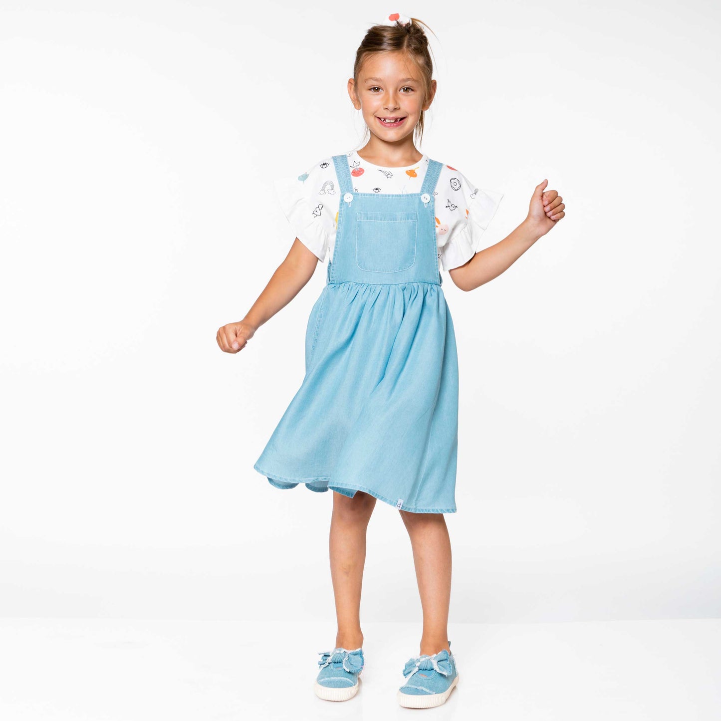 Overall Dress With Pocket