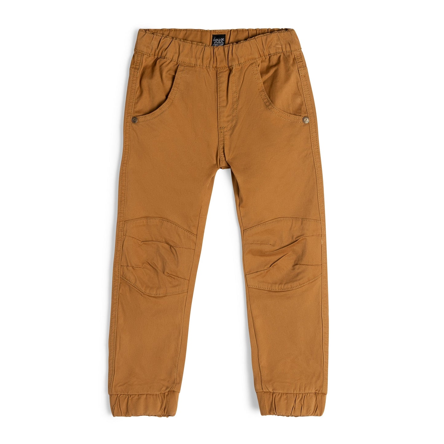 Stretch Twill Jogger Brown Yellow