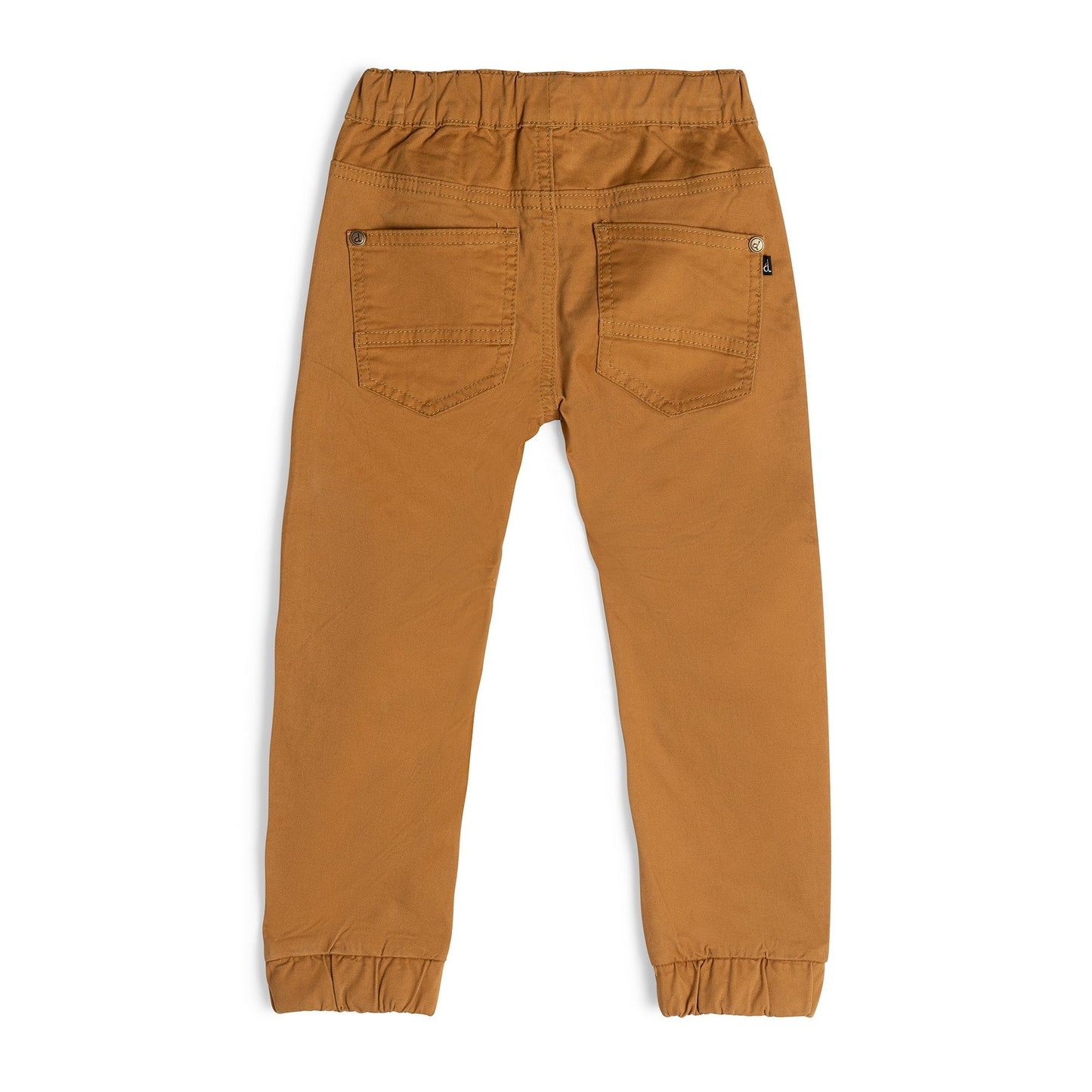 Stretch Twill Jogger Brown Yellow