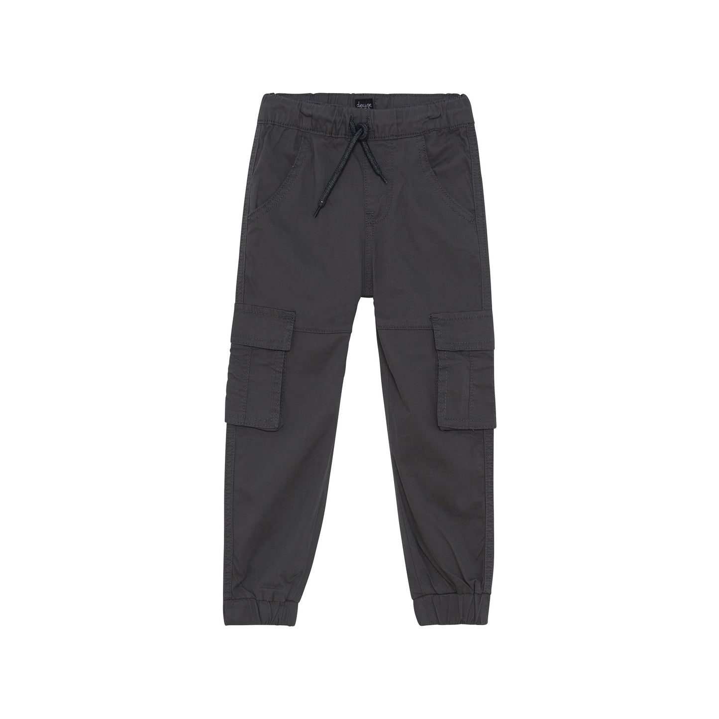 Extensible Canvas Jogger Pant Dark Grey