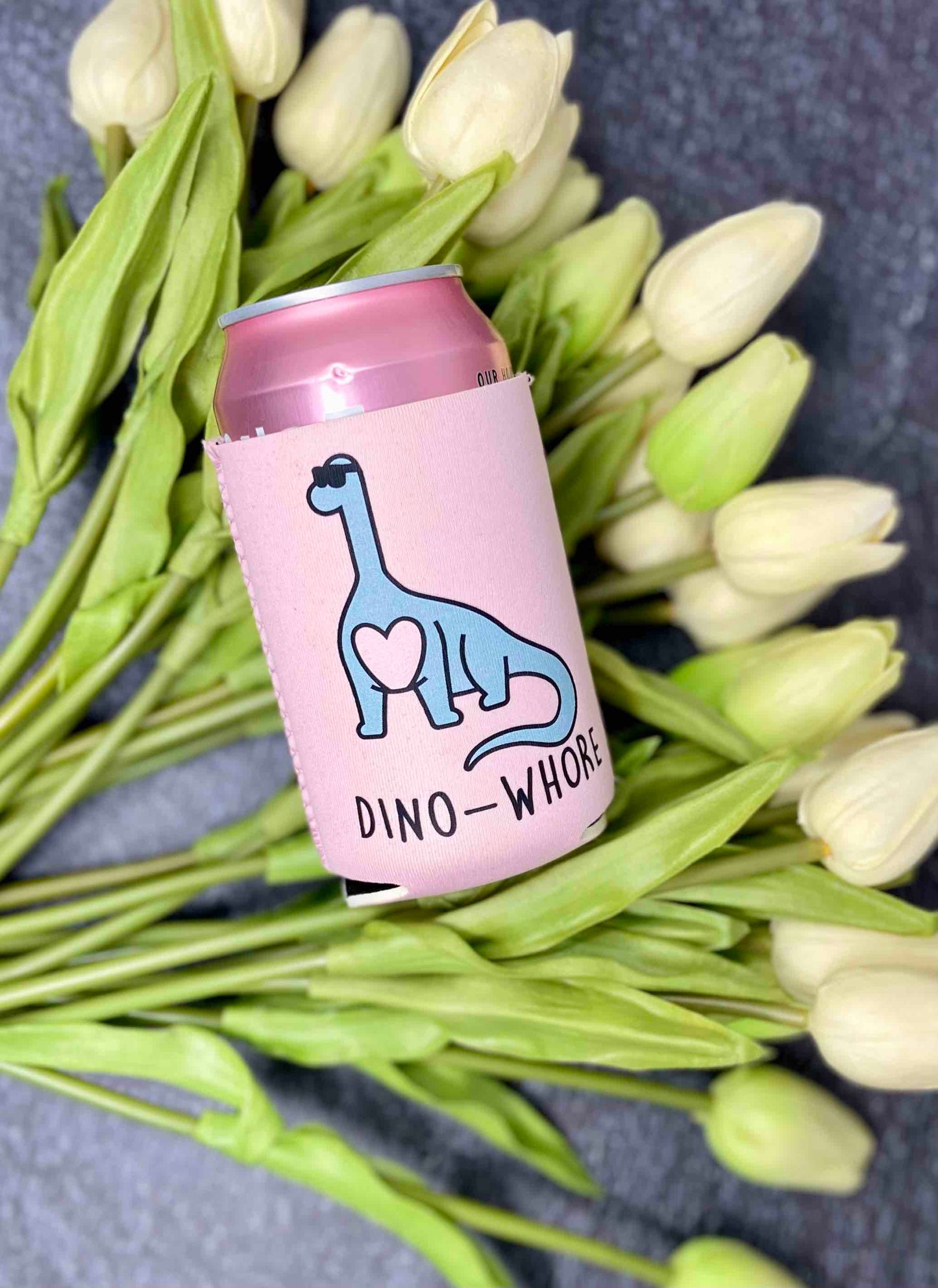 A-Roar-Able Dinosaur 🦕 Brideasaurus Can Coolers