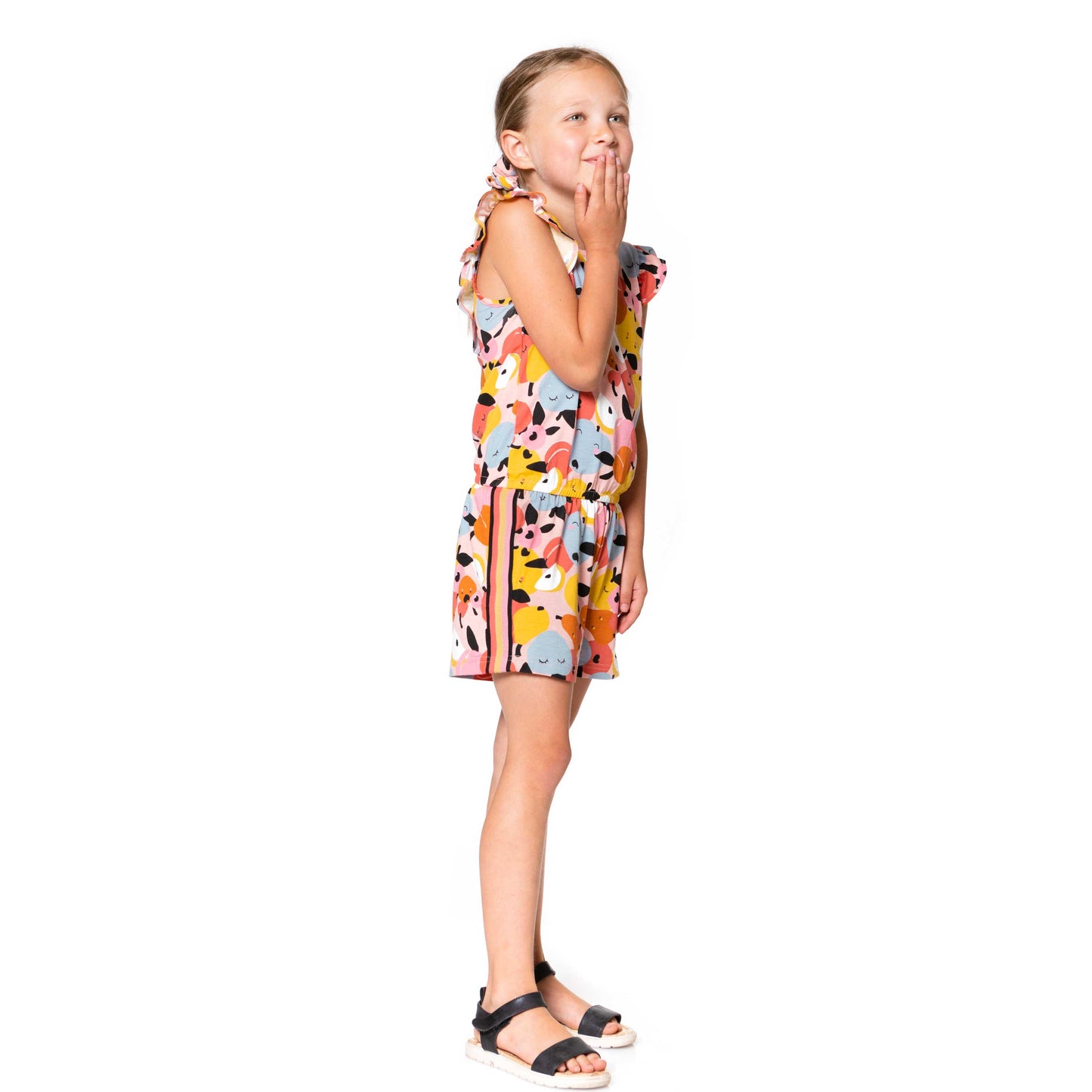Printed Jumpsuit Pink Fruit