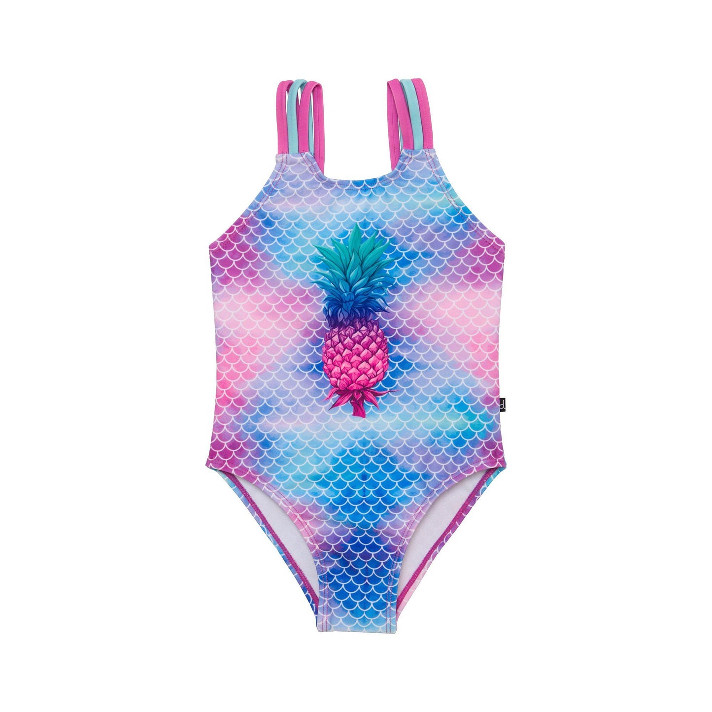 One Piece Pineapple Print Swimsuit